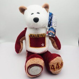 Collectible Limited Treasures Coin Bear - Wyoming - with uncirculated WY quarter